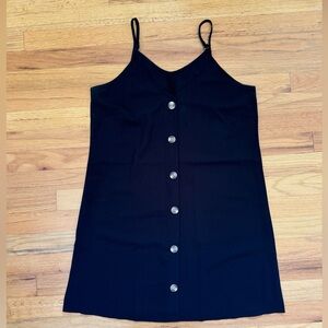 Spaghetti Strap Black Dress